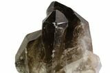 Dark Smoky Quartz Crystal Cluster - Brazil #109243-3